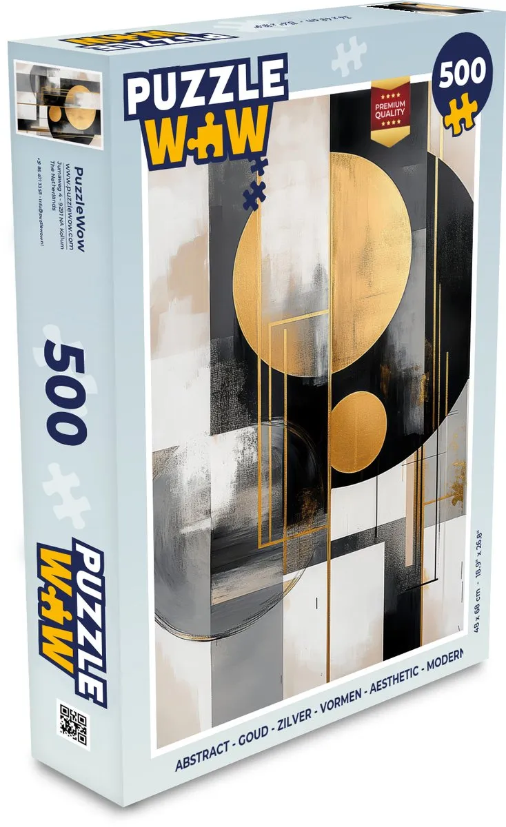 PuzzleWow Abstract Legpuzzel 500 Stuks