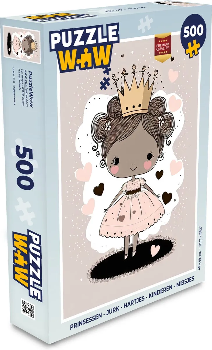 PuzzleWow Prinsessen Legpuzzel 500 Stuks