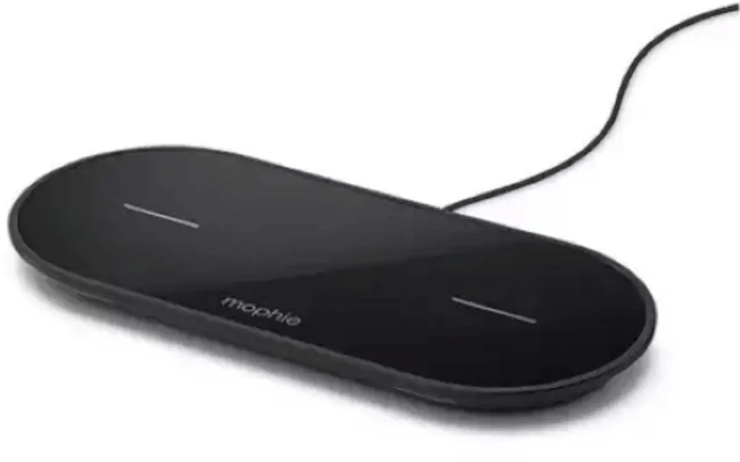 mophie Dual Wireless Charging Pad - 16W - 2 Apparaten - Zwart