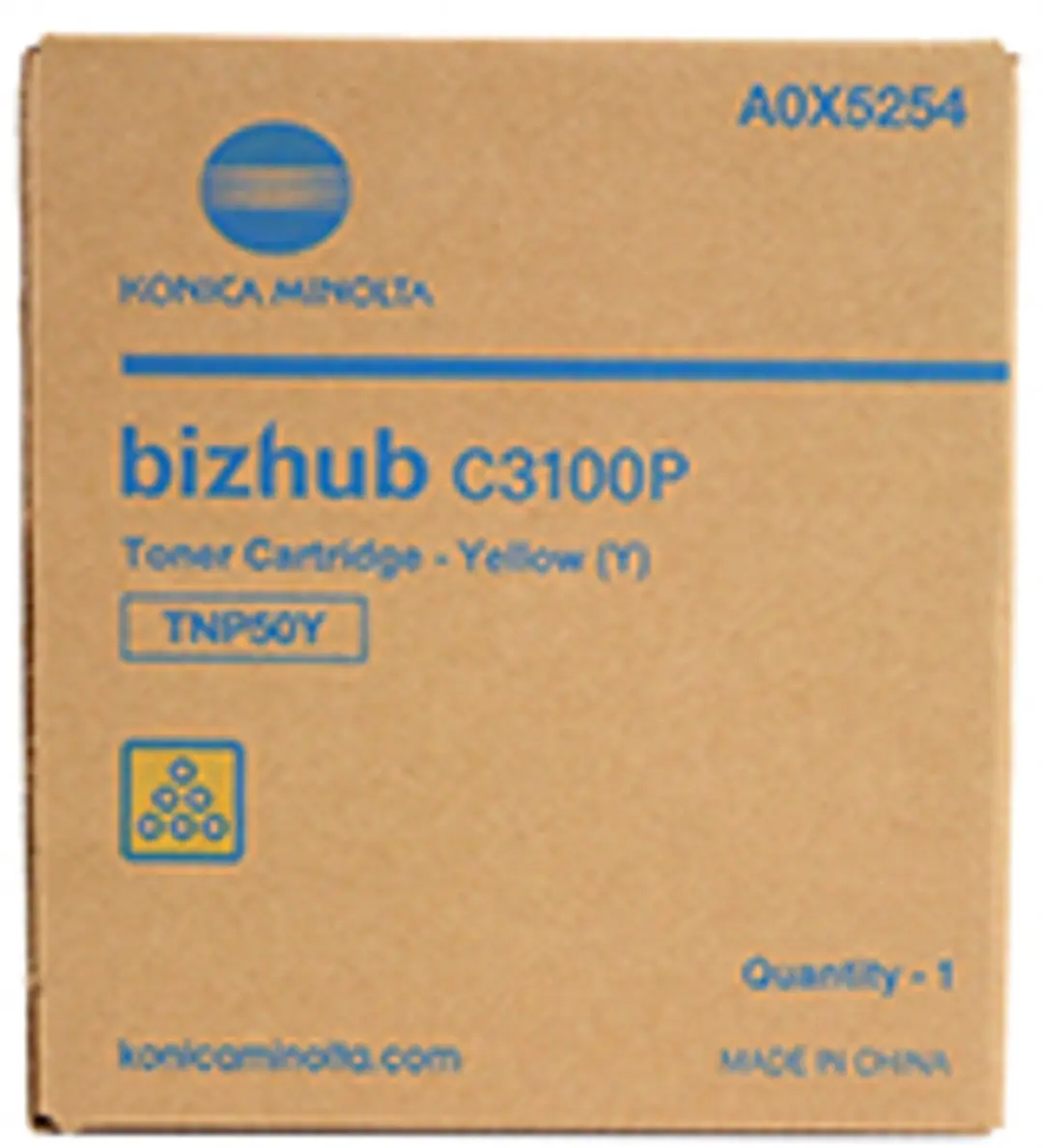 Konica Minolta TNP-50Y Tonercartridge Geel - 5000 Stuks