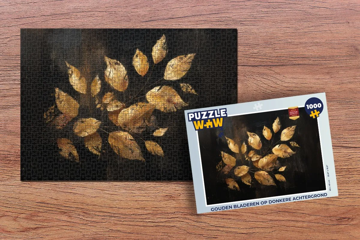 PuzzleWow Gouden Bladeren Legpuzzel 1000 Stuks