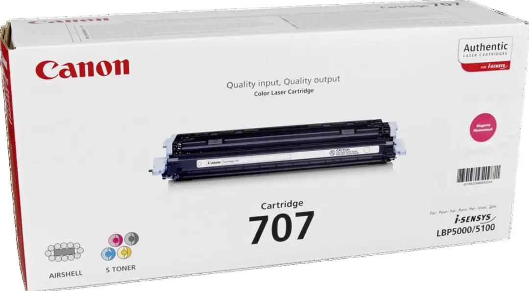 Canon 707 Tonercartridge Magenta 2000 Stuks - 50029619