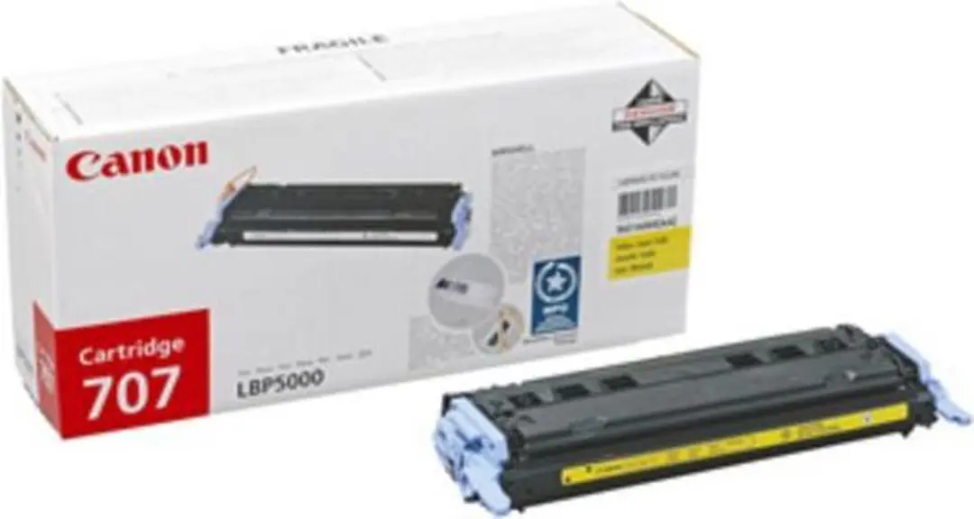 Canon 707 Geel Tonercartridge 2000 Stuks - 50029618