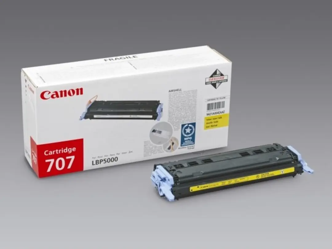 Canon 707 Geel Tonercartridge 2000 Stuks - 50029618