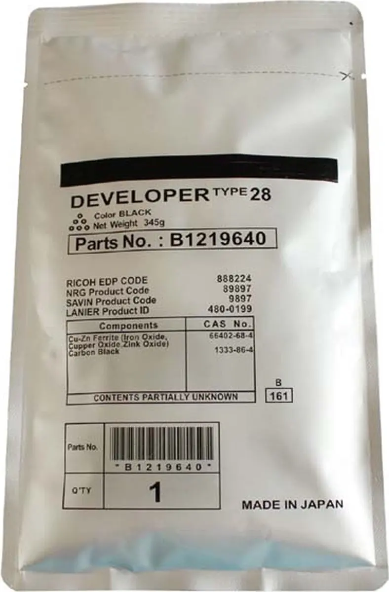 Ricoh 821204 Toner - Zwart - 15.000 pagina's