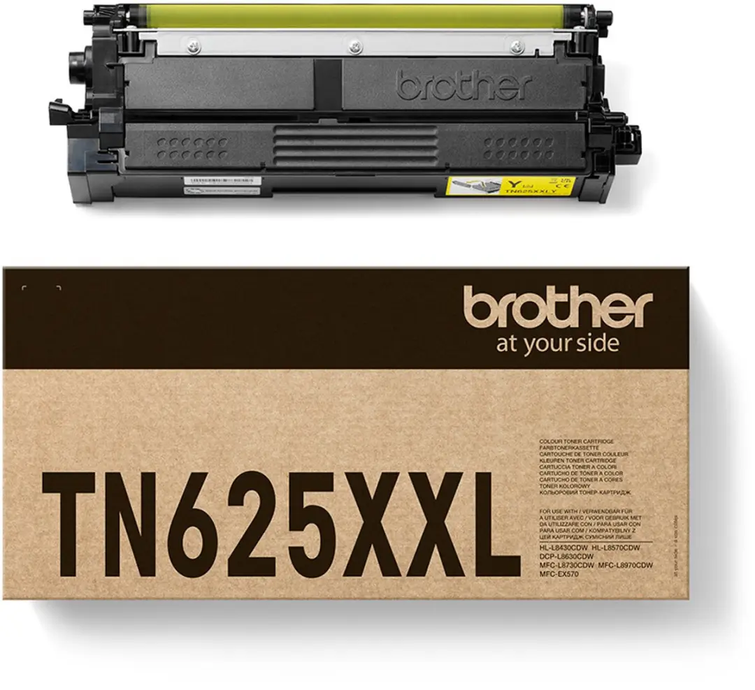 Brother TN-625XXLY Tonercartridge Geel