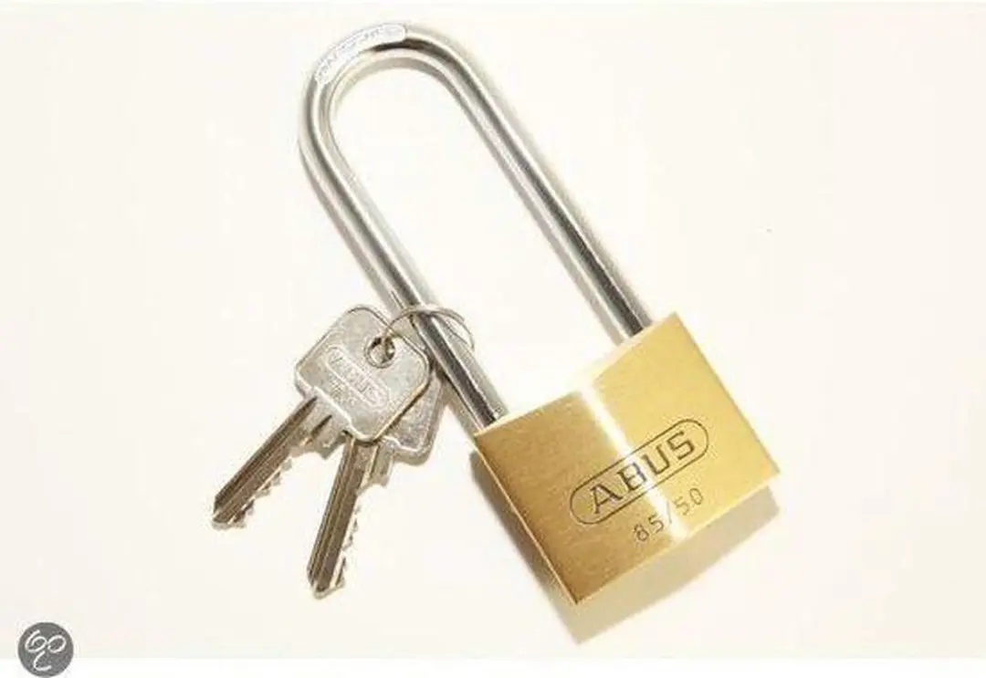 ABUS Cilinderhangslot 85/50HB200 - 2420 - 249mm - Messing - afbeelding 2 van 2