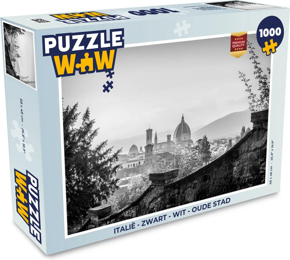 PuzzleWow Italië Legpuzzel 1000 Stuks