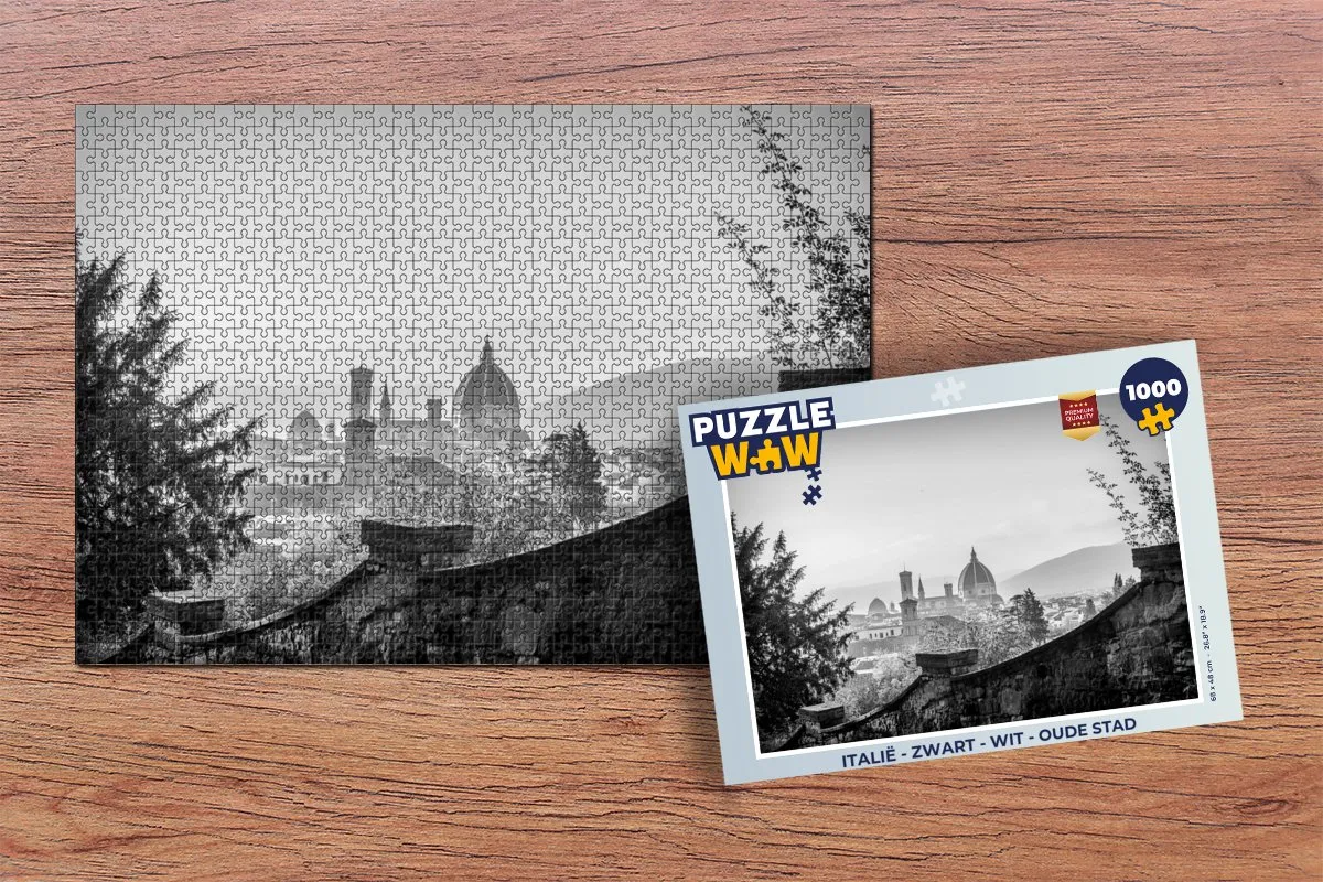 PuzzleWow Italië Legpuzzel 1000 Stuks - Multicolor