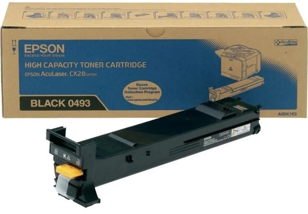 Epson C13S050493 Toner Zwart - 8000 Pagina's