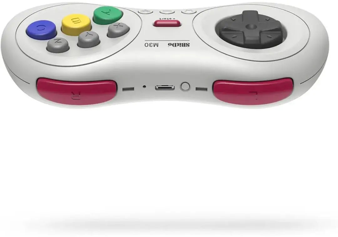 8Bitdo M30 PC Gamepad - Transparant Paars - afbeelding 3 van 4
