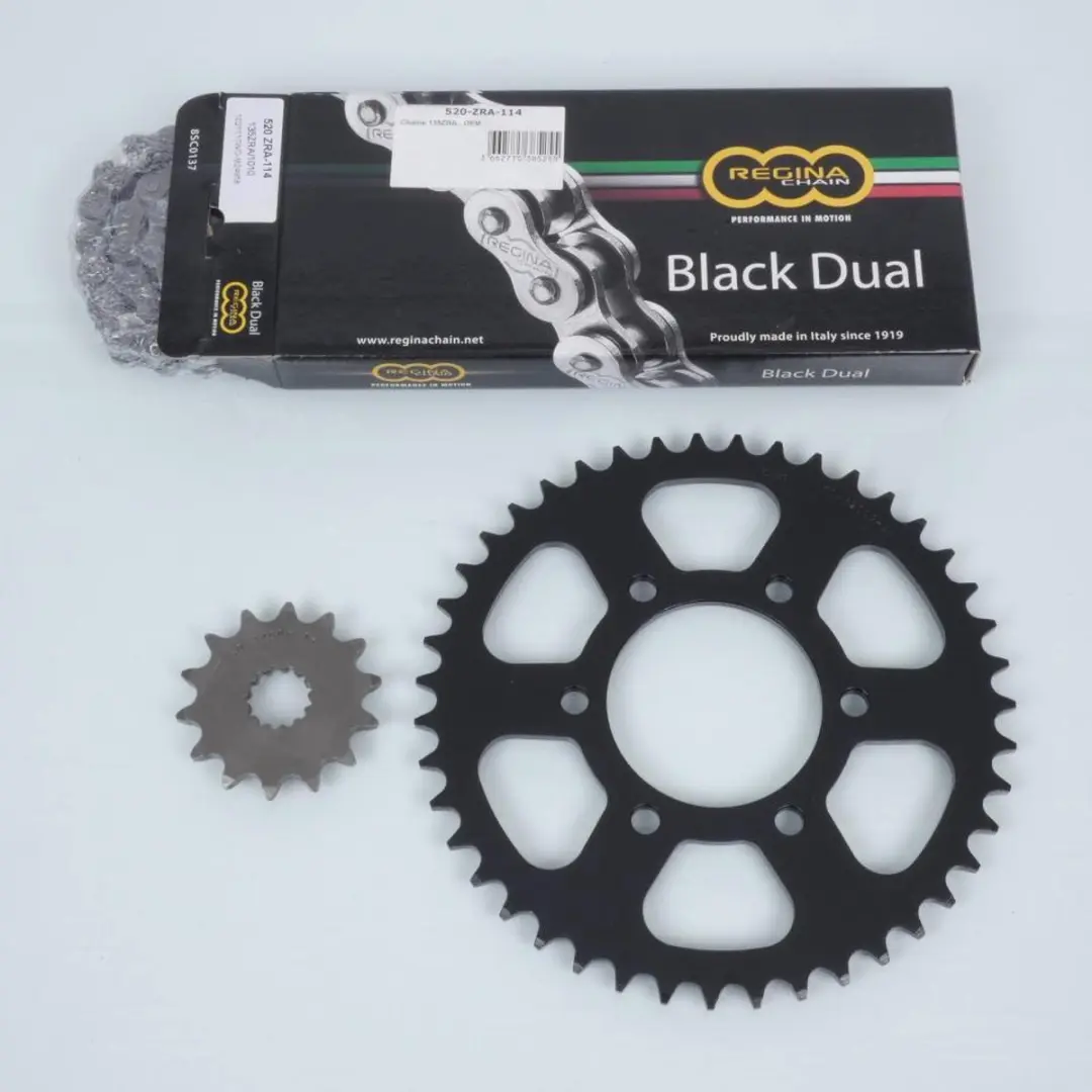 Kit chaîne Regina pour Moto Kawasaki 650 Er-6 N Avec Abs 2006 à 2017 Neuf