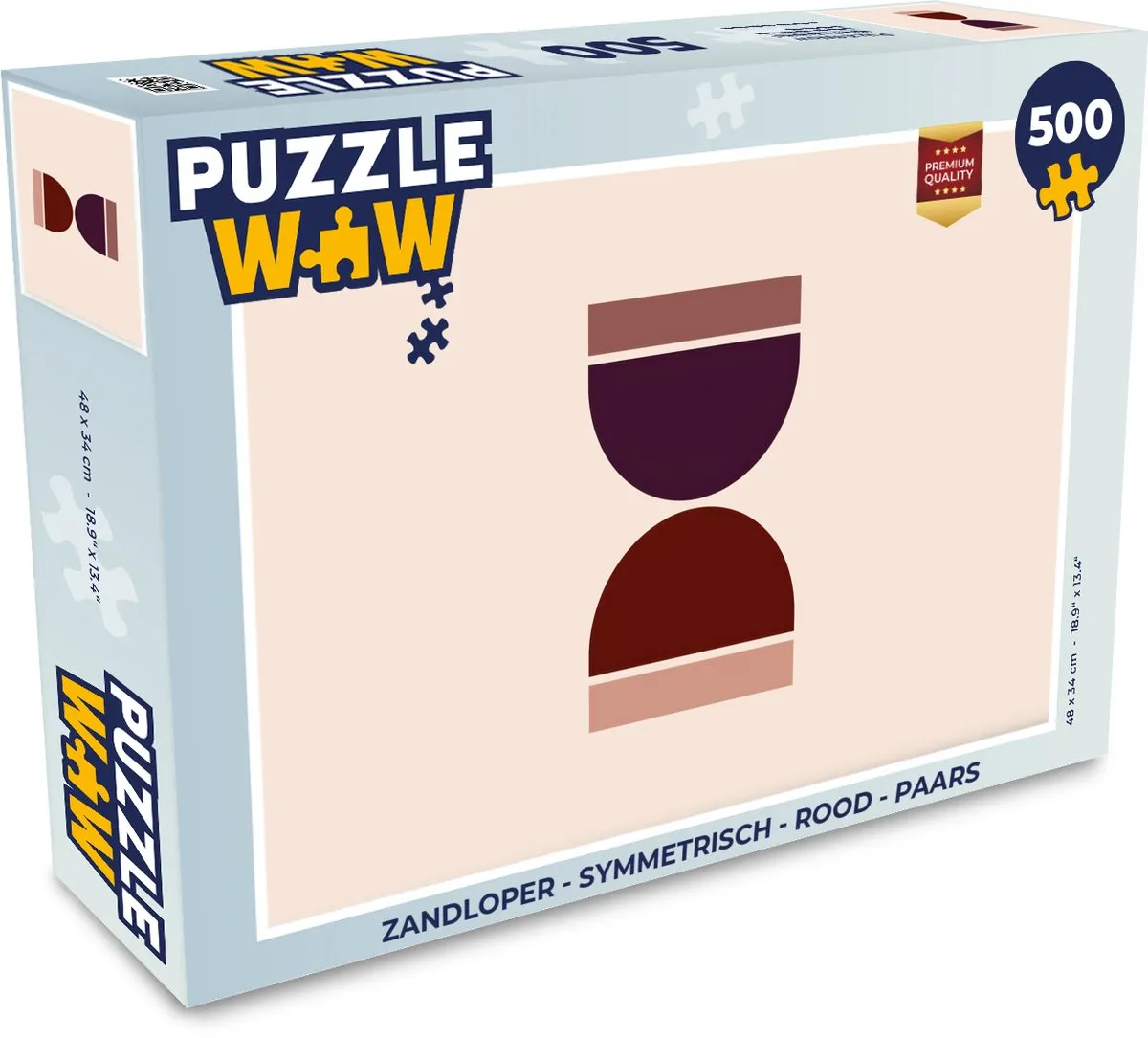 PuzzleWow Symmetrische Legpuzzel 500 Stuks