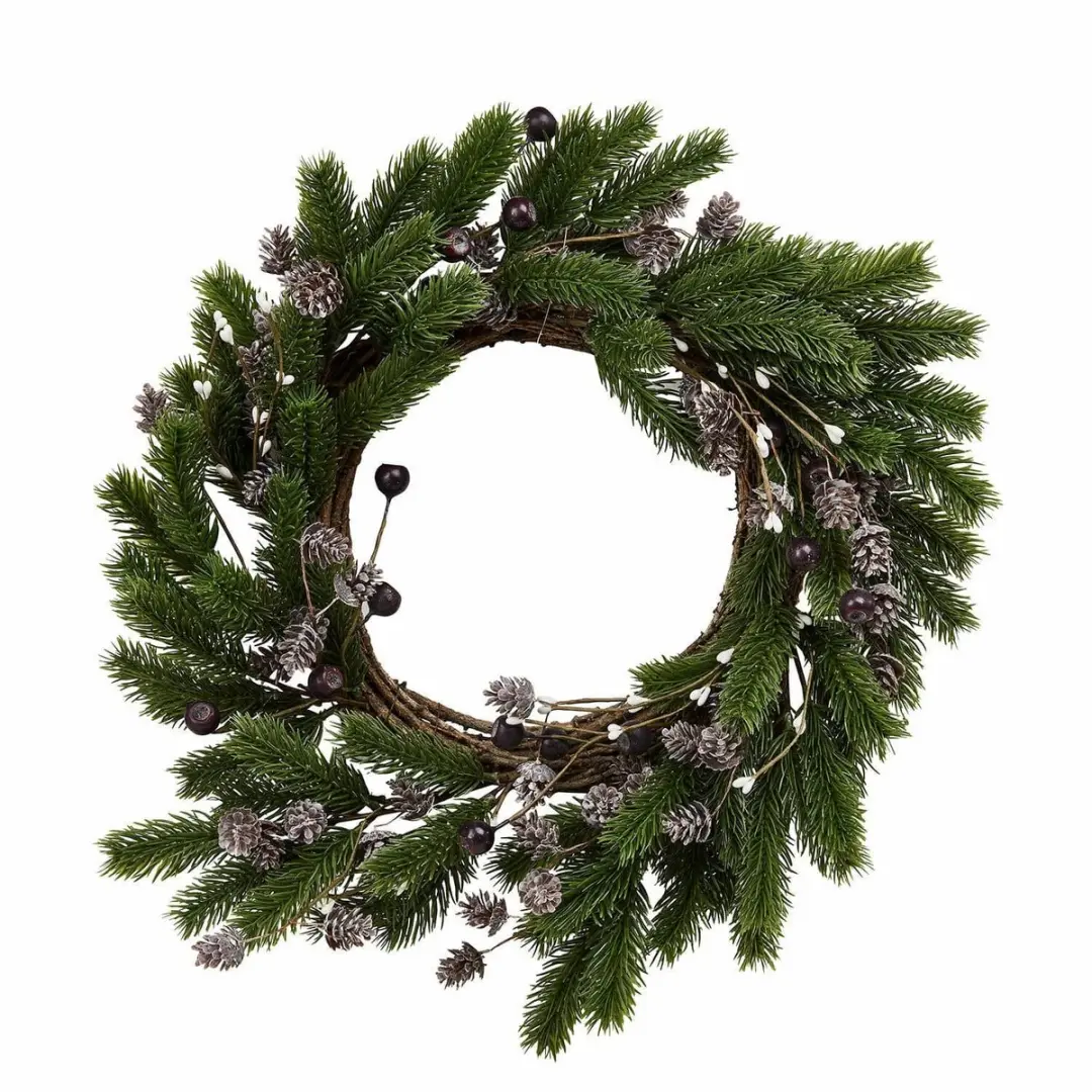 Loberon Krans Lyandra - 45cm - Groen - afbeelding 2 van 6