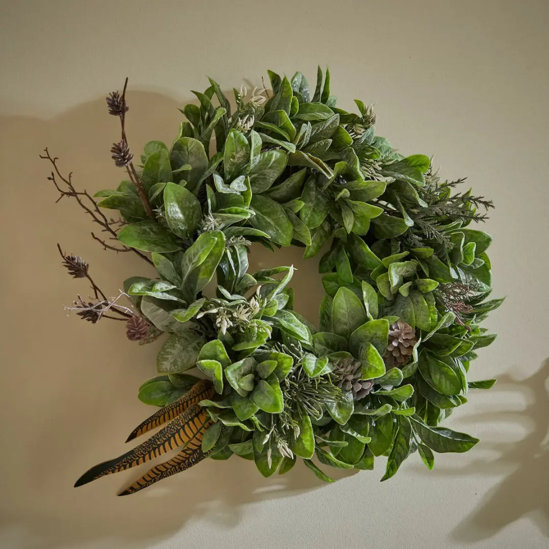Loberon Krans Gianne - 46cm Groen - afbeelding 4 van 4