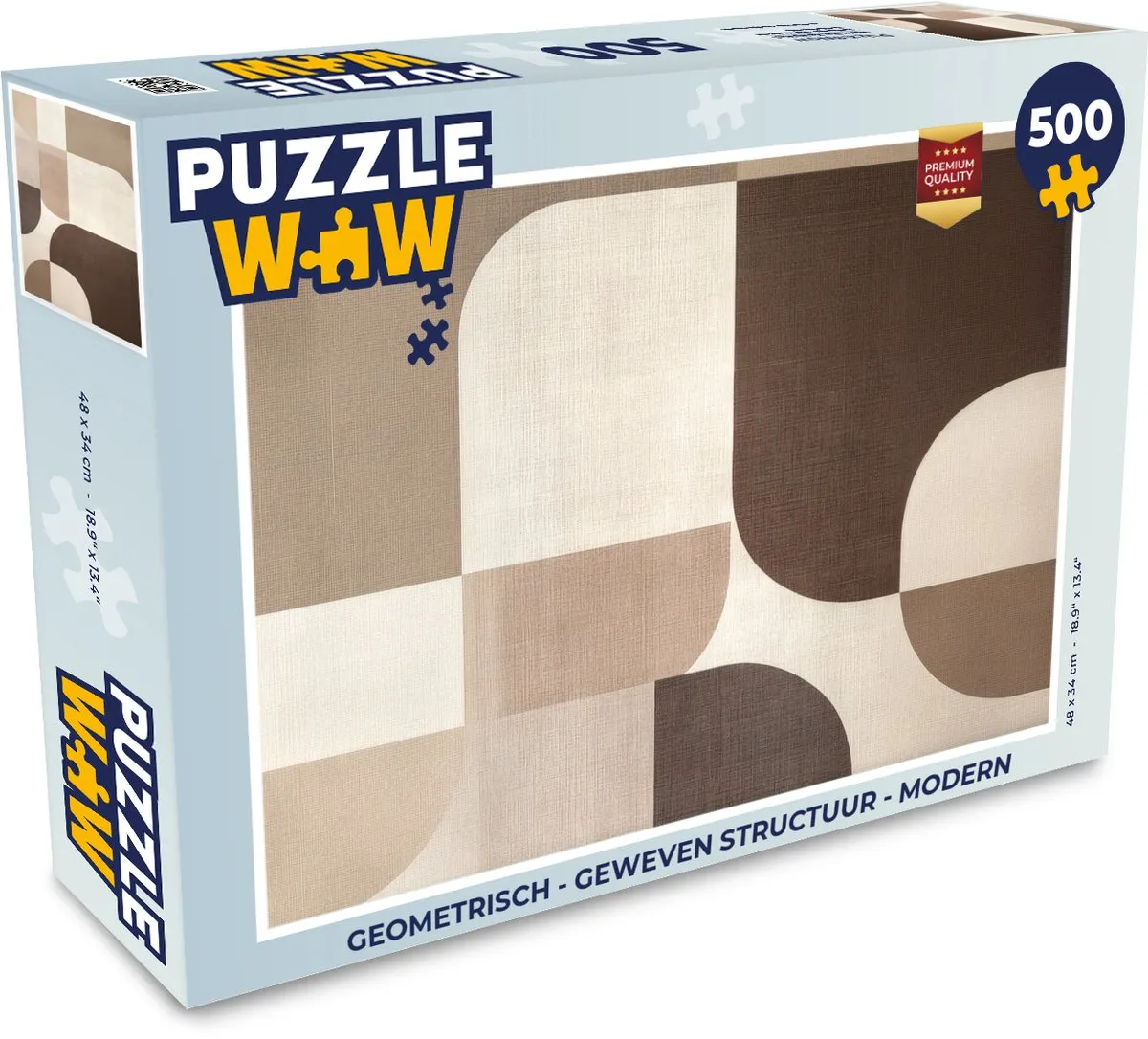 PuzzleWow Geometrisch Legpuzzel 500 Stuks