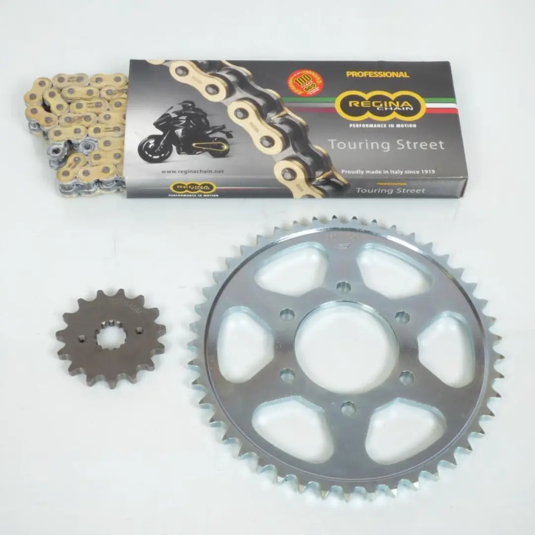 Kit chaîne Regina pour Moto Suzuki 1200 Gsf Bandit S/N 1996 à 2005 15X45 dents