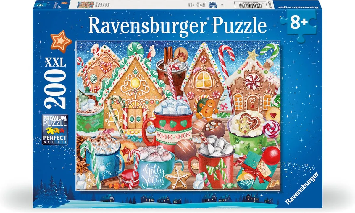 Ravensburger Candy Canes and Cocoa Legpuzzel 200 Stuks - Multicolor