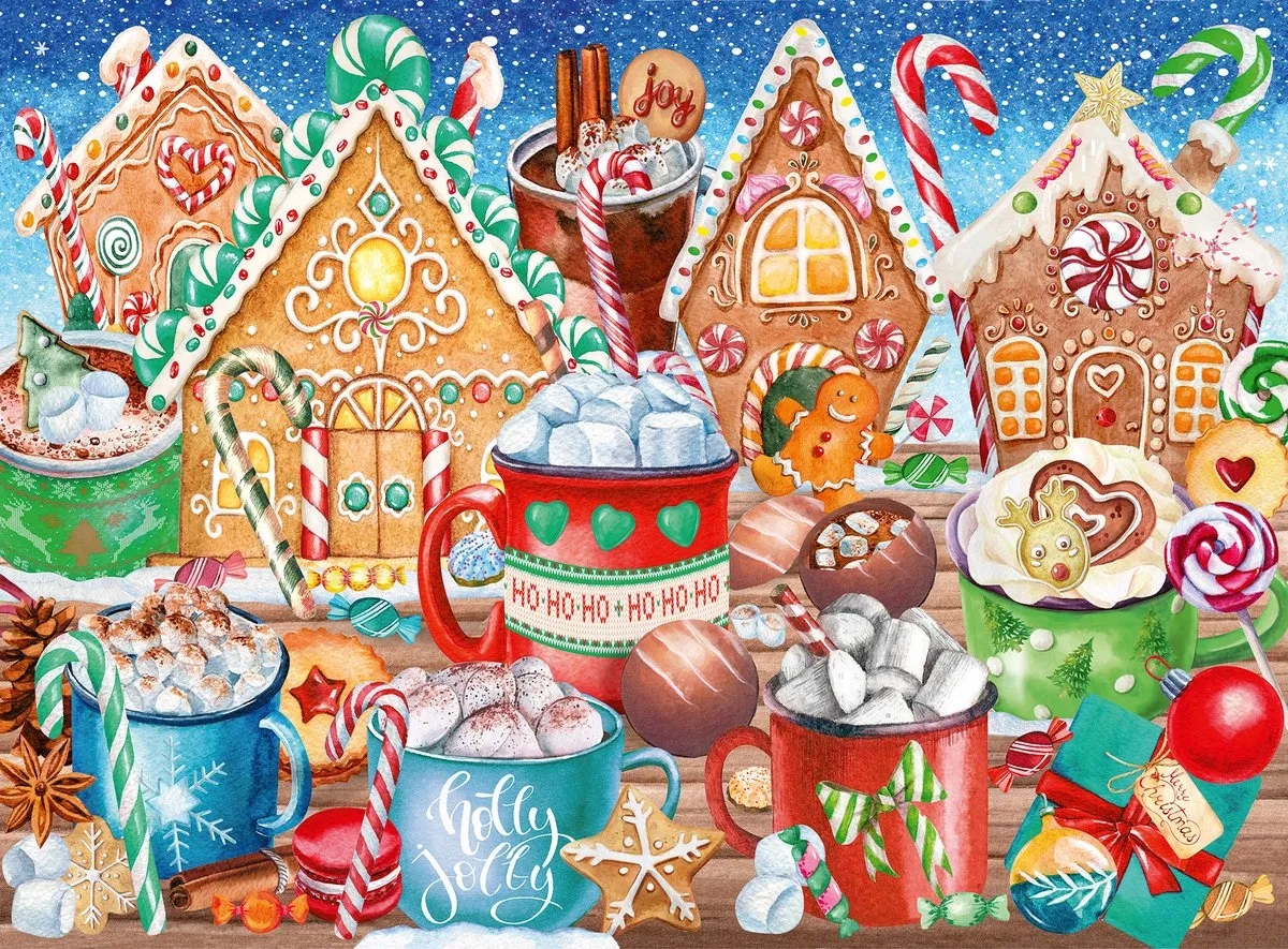 Ravensburger Candy Canes and Cocoa Legpuzzel 200 Stuks - Multicolor