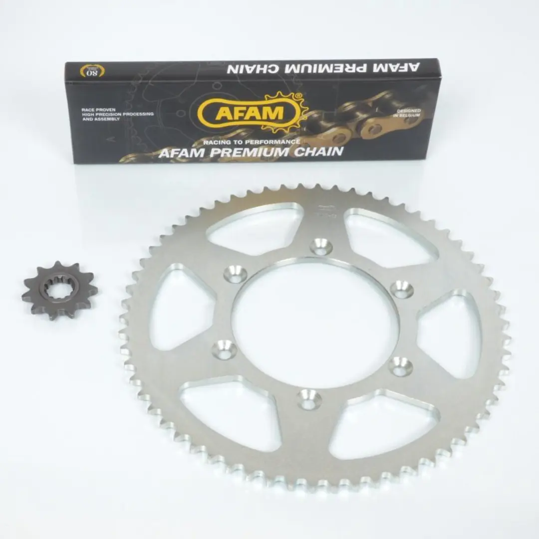 Kit chaîne Afam pour Moto CPI 50 SM POWER 2006 à 2009 Neuf
