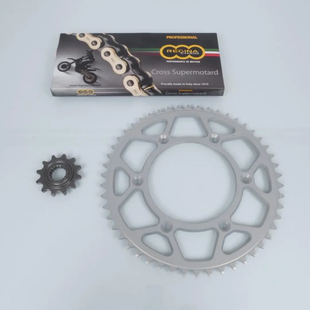 Kit chaîne Regina pour moto Honda 450 Cr-F R 2002 à 2003 12x50 pas 520 Neuf