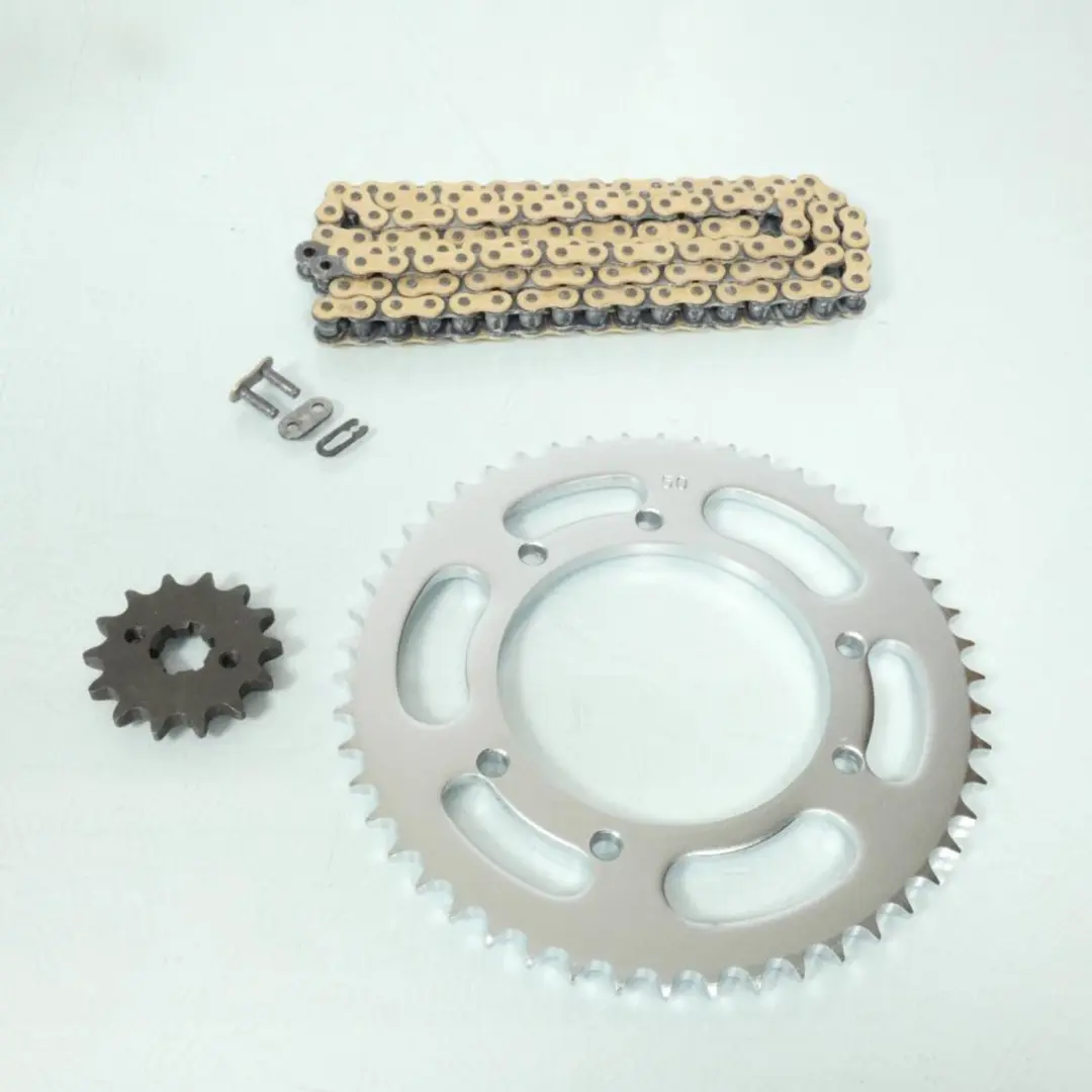 Kit chaîne Regina pour moto Rieju 125 RS3 2010 à 2016 14x50 pas 428 130L Neuf