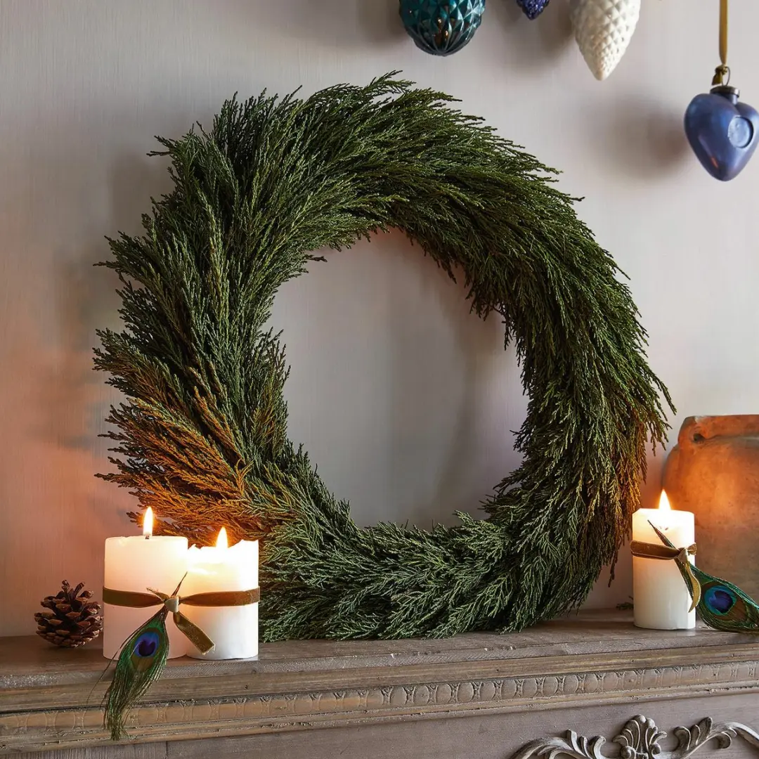 Loberon Krans Évres Groen - 50cm - afbeelding 4 van 5