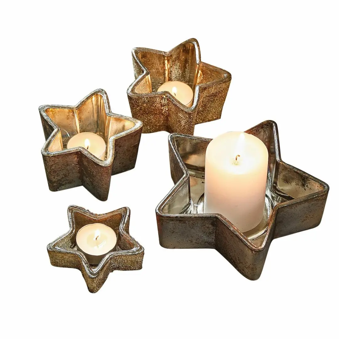 Loberon Windlicht Set 4 Stuks