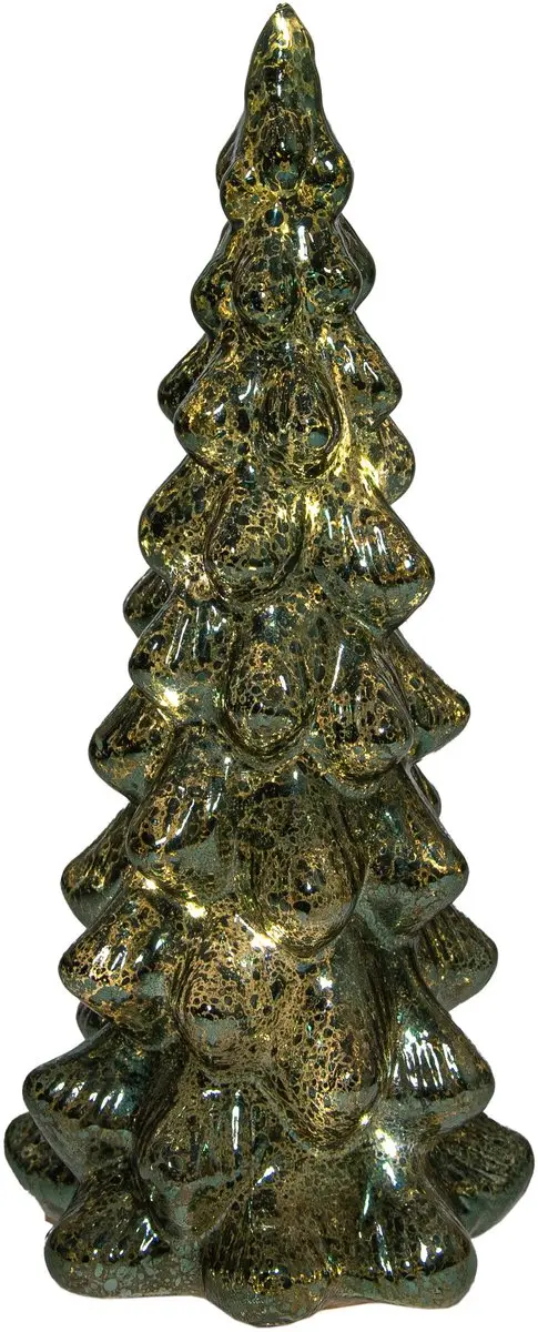 Anna's Collection Kerstboombeeldje Groen LED 25cm