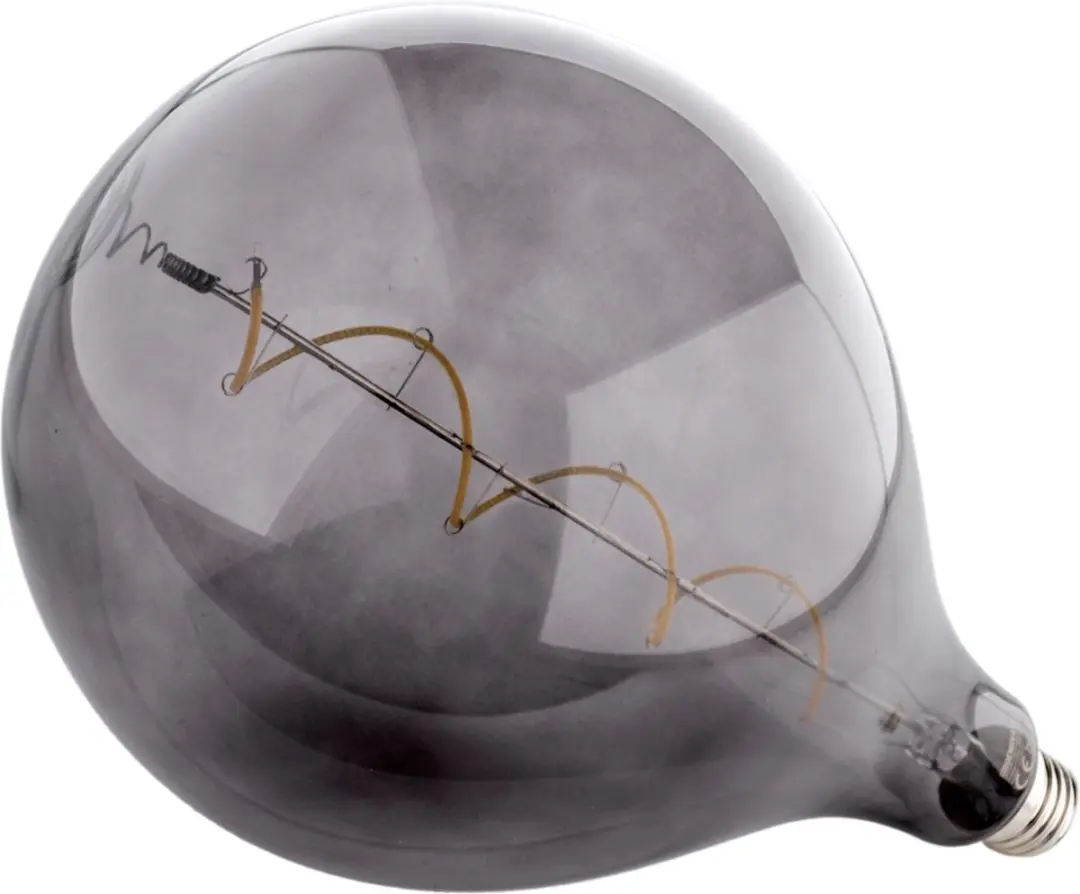 Groenovatie E27 LED Filament XL A165 - Rookglas 6W Warm Wit Dimbaar - afbeelding 6 van 6