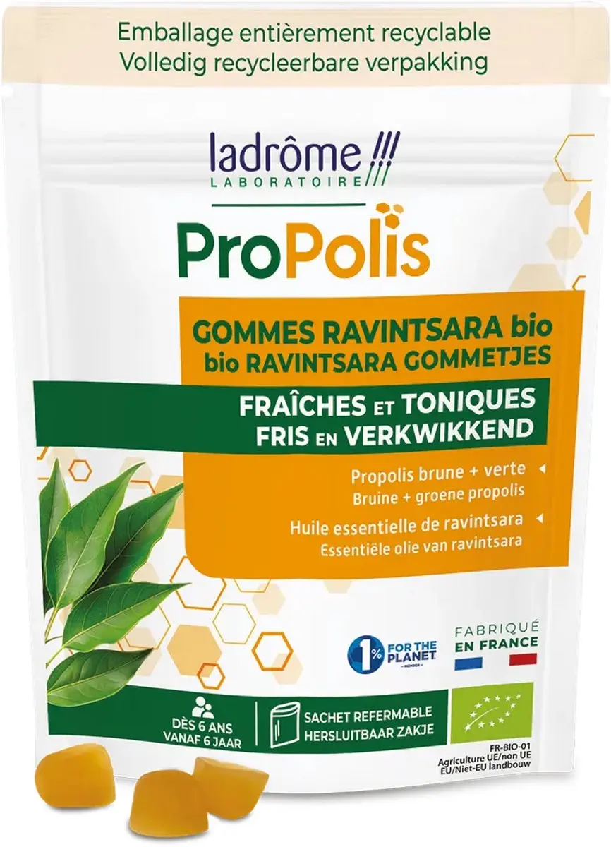 Ladrôme Propolis Ravintsara Gommetjes Bio 45g