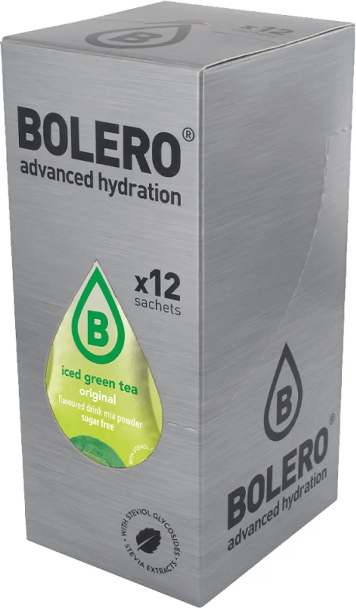 Bolero Iced Green Tea Original - 12x8g