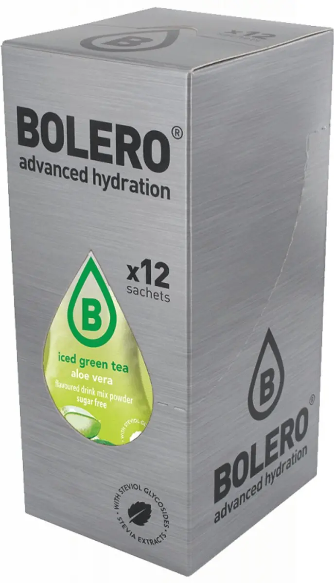 Bolero Iced Green Tea Aloe Vera - 12x8g