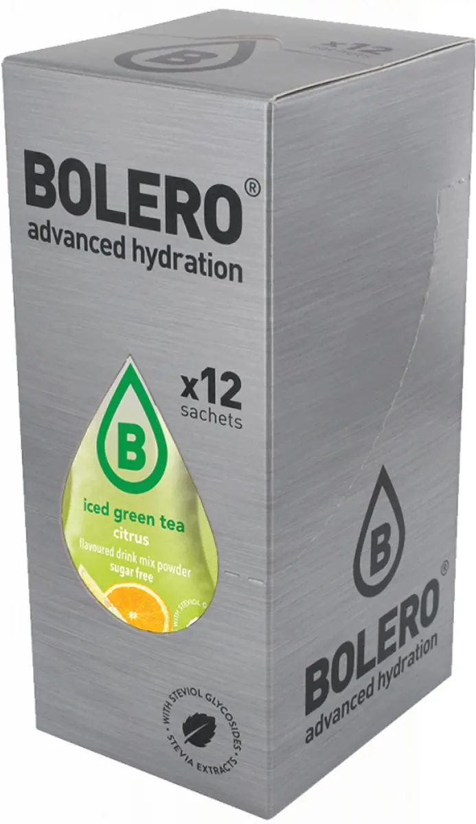 Bolero Iced Green Tea Citrus - 12x8g