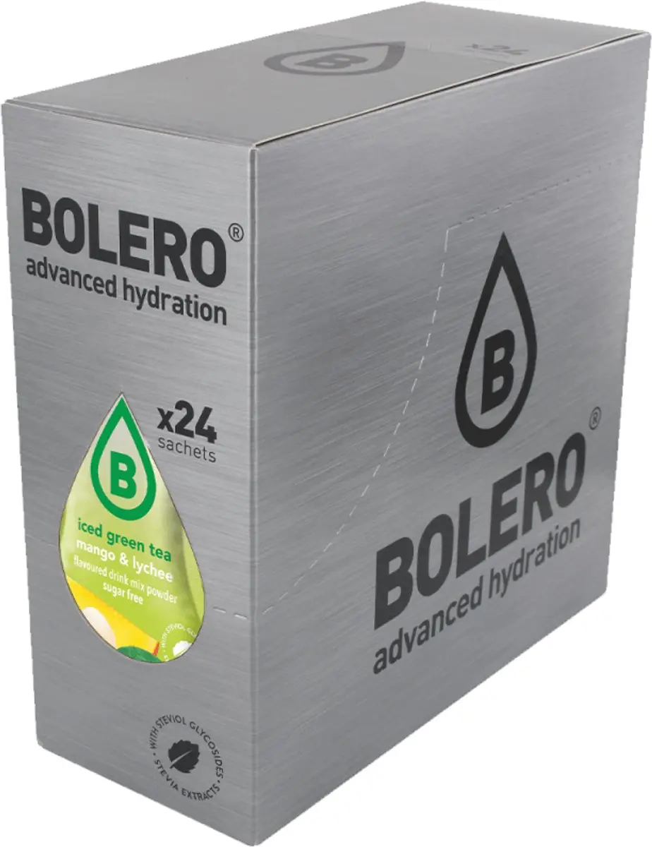 Bolero Iced Green Tea Mango & Lychee - 24 Doses 192g