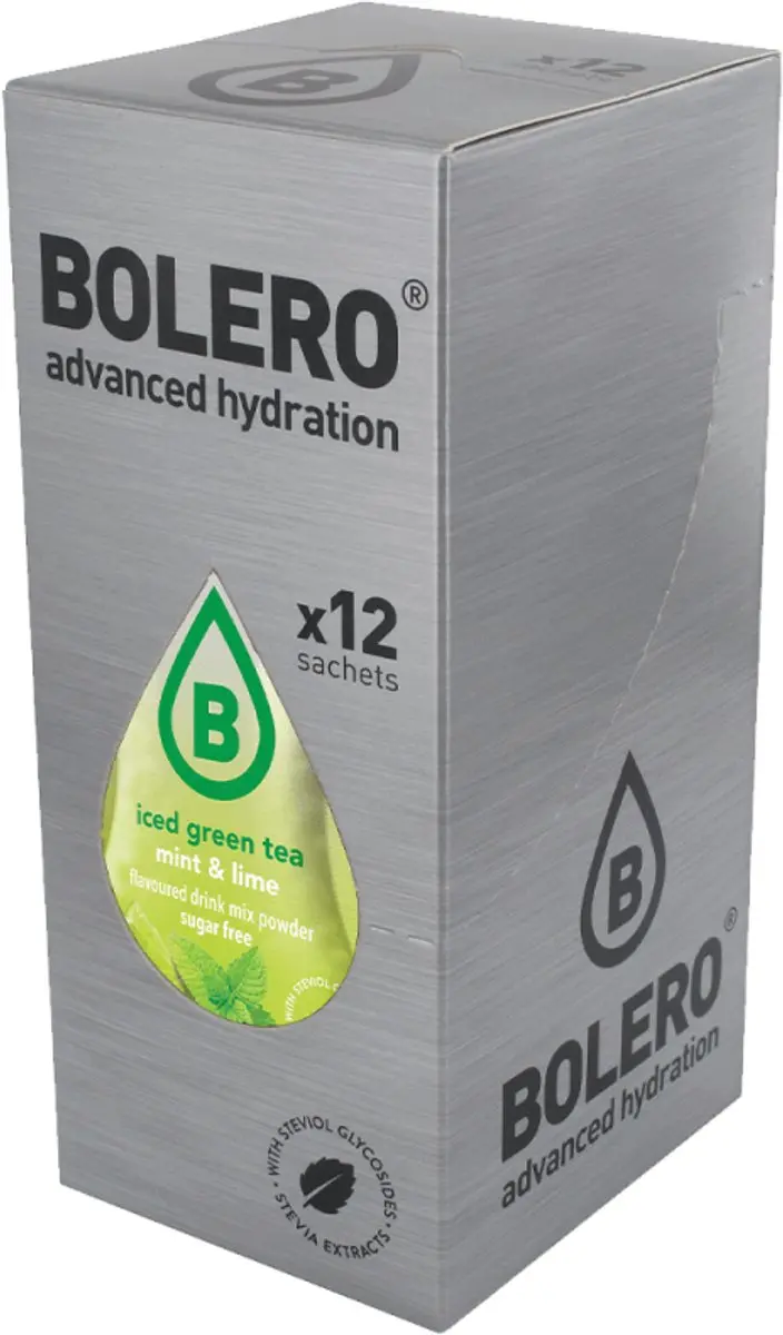 Bolero Iced Green Tea Mint & Lime - 12x8g