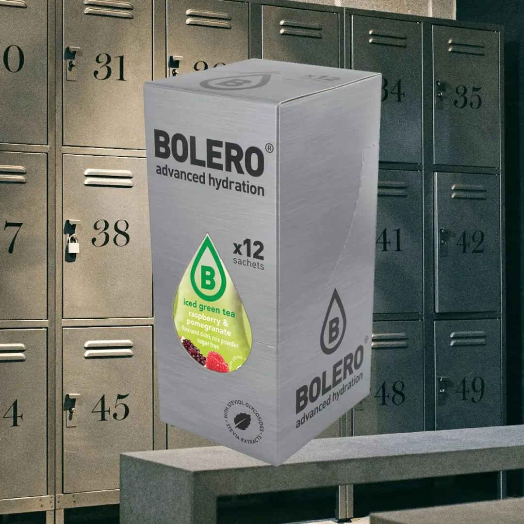 Bolero Iced Green Tea Raspberry & Pomegranate 12x8g