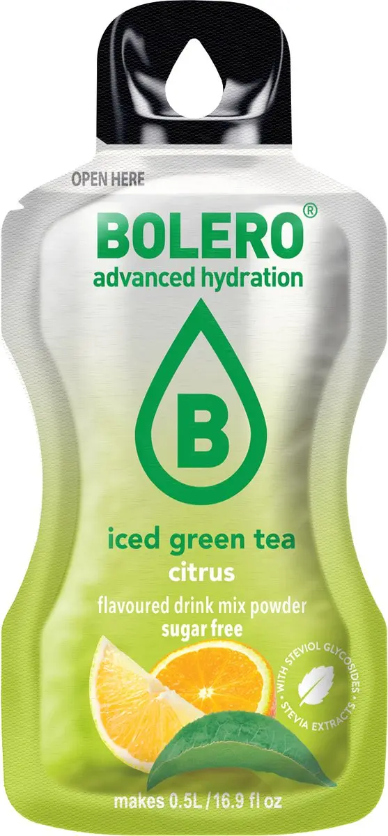 Bolero Iced Green Tea - 12x3g - Citrus