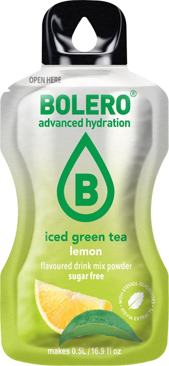 Bolero Iced Green Tea - 12x3g - Lemon