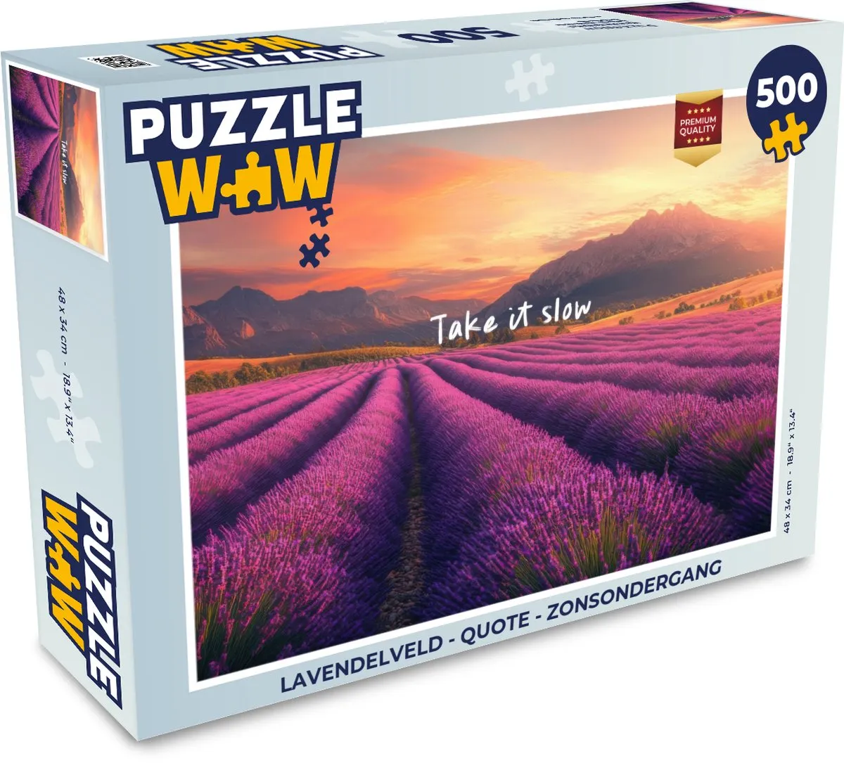 PuzzleWow Legpuzzel Lavendelveld