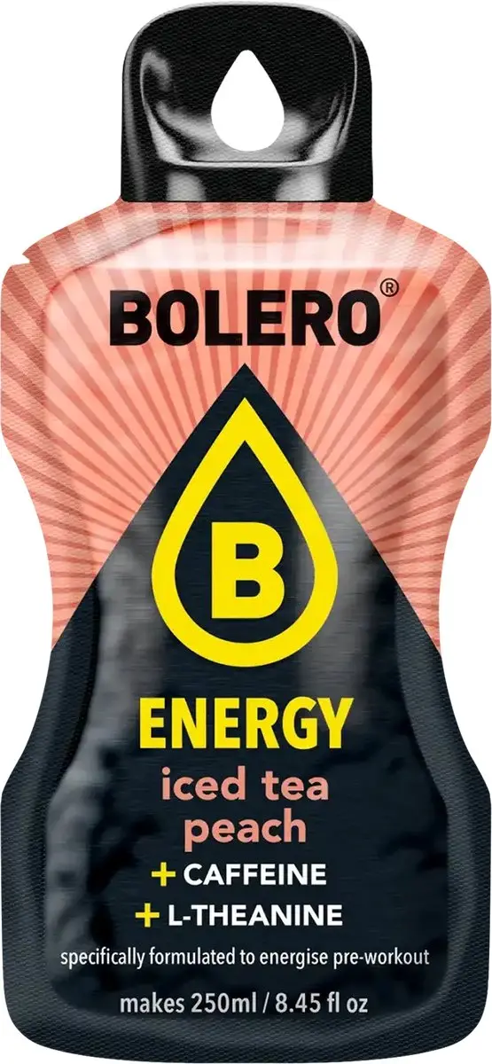 Bolero Energy Peach Ice Tea