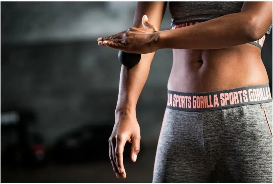 Gorilla Sports Triggerpoint Massagebal - Zwart