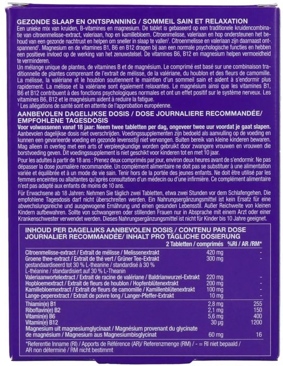 New Nordic Quality Sleep & Deep Rest Tabletten 60 stuks