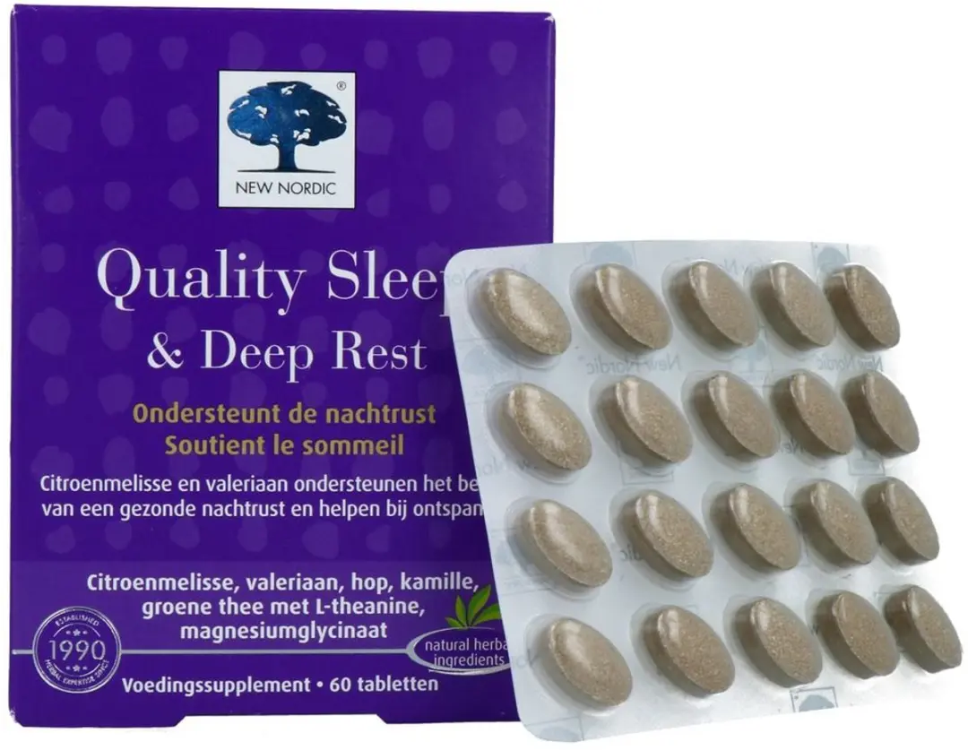 New Nordic Quality Sleep & Deep Rest Tabletten 60 stuks
