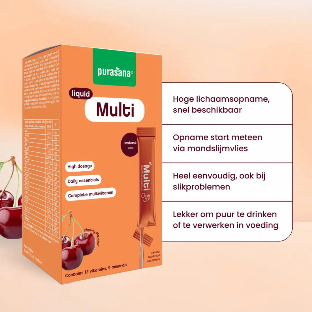 Purasana Liquid Gel Sticks Multivitamin - 15x10ml
