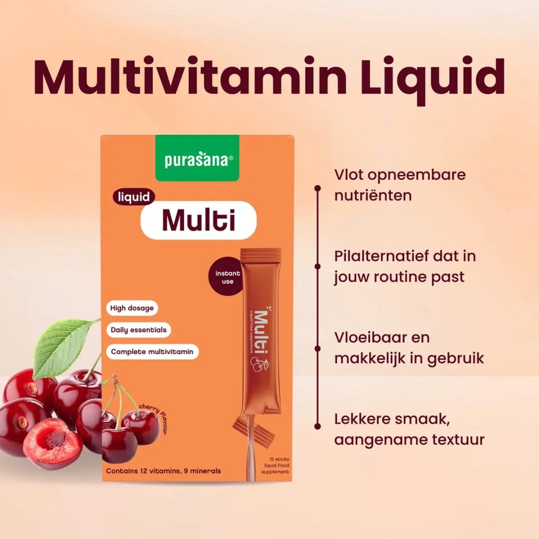 Purasana Liquid Gel Sticks Multivitamin - 15x10ml