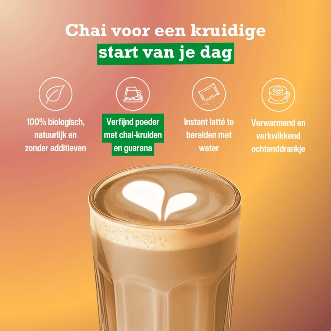 Purasana Instant Morning Chai Latte 6x10g Bio