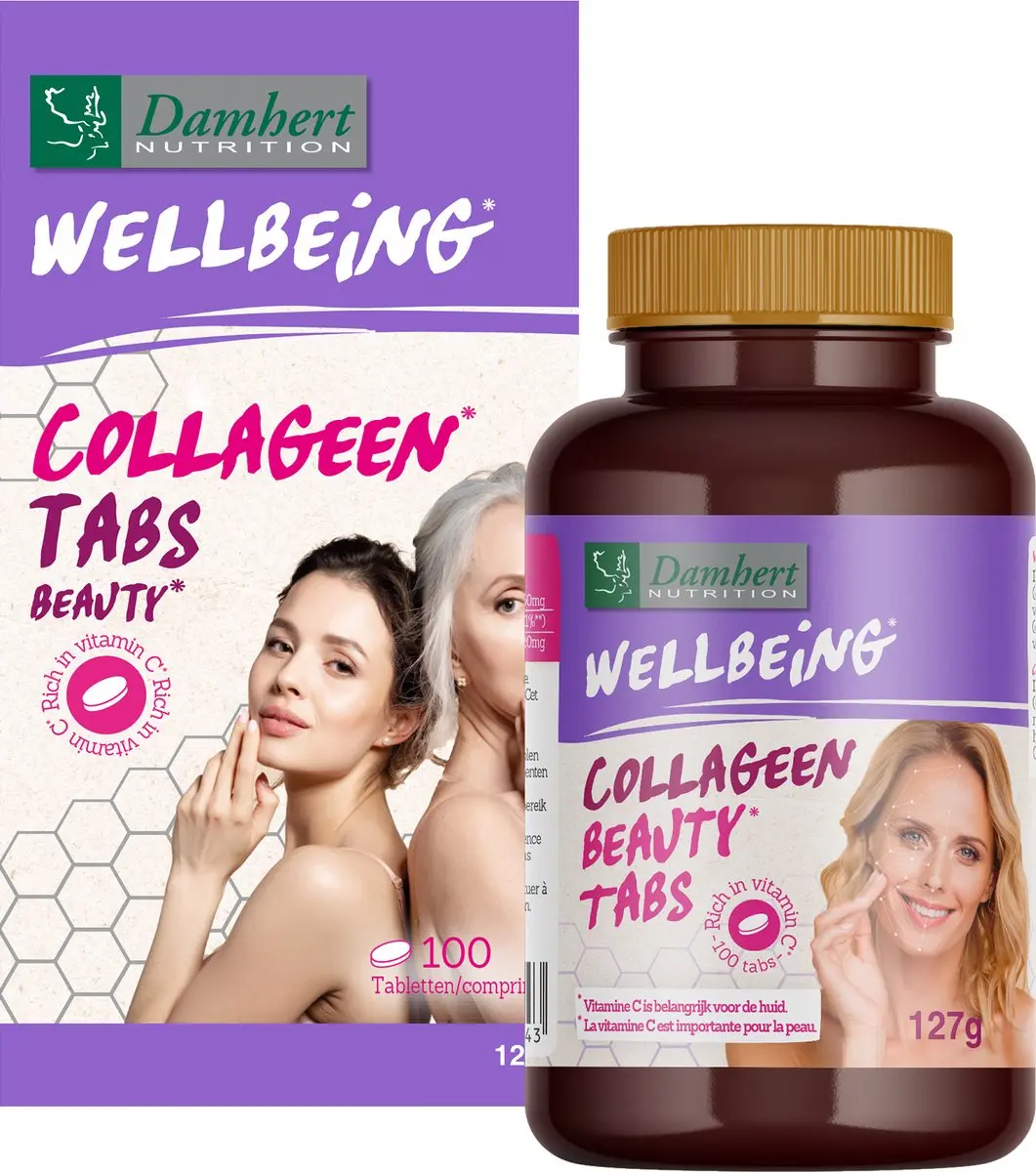 Damhert Wellbeing Collageen Beauty Tab S - 100 tabletten