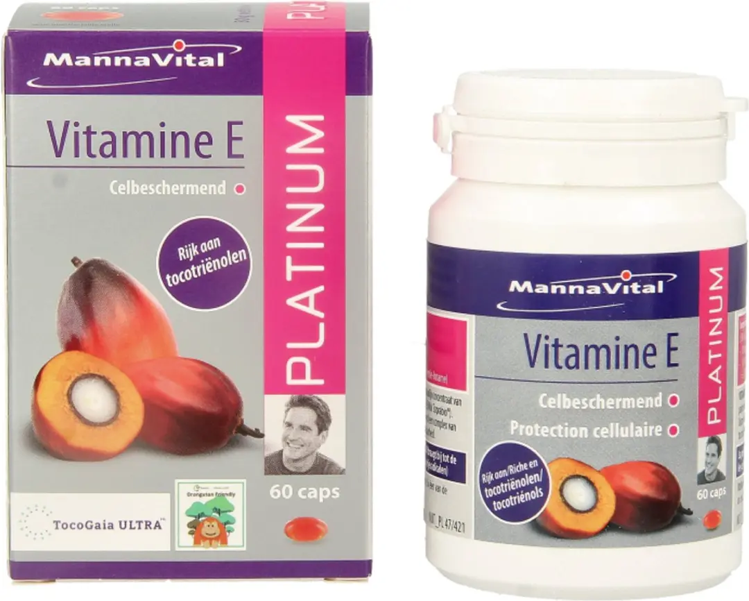Mannavital Vitamine E Platinum 60 Capsules