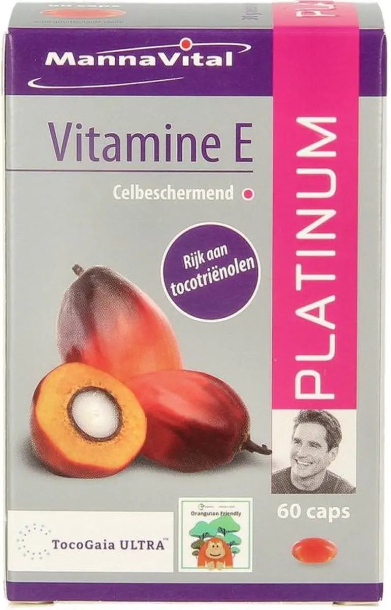 Mannavital Vitamine E Platinum 60 Capsules